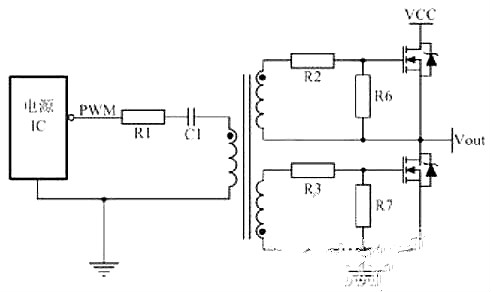 最簡單的mos管開關電路圖
