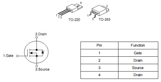 驅動器專用mos管,KIA740H代換irf740場效應管參數(shù)資料-KIA MOS管