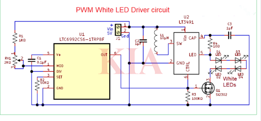 pwm調光電路,led